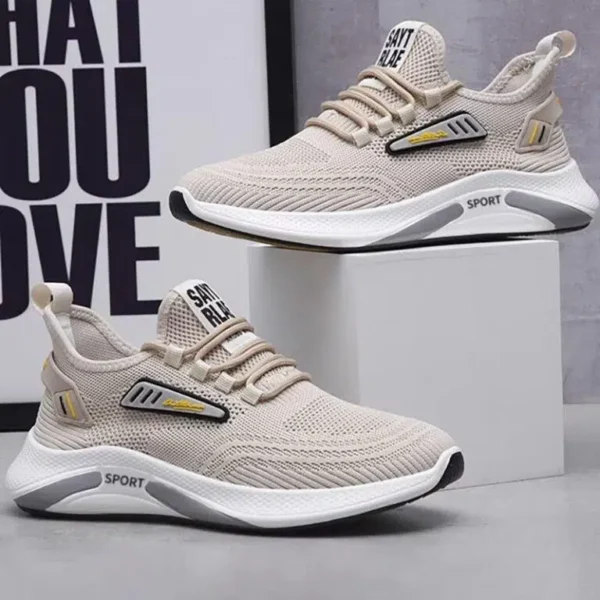 New Flying Woven Men’s Height Increasing Running Shoes - Image 6