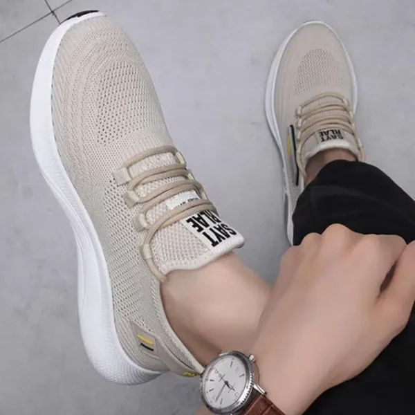 New Flying Woven Men’s Height Increasing Running Shoes - Image 7