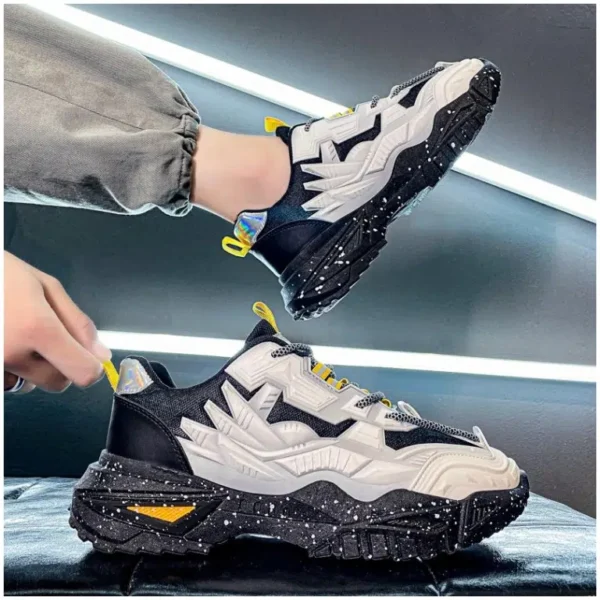 Men’s Breathable Running Shoes Versatile Student Trendy Shoes - Image 4