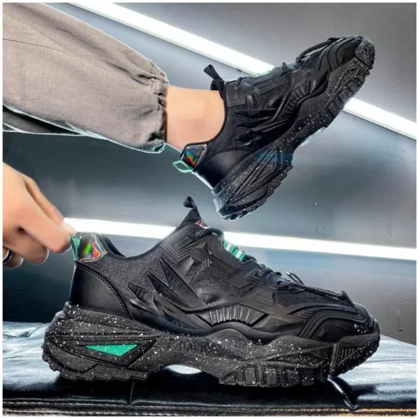 Men’s Breathable Running Shoes Versatile Student Trendy Shoes - Image 3