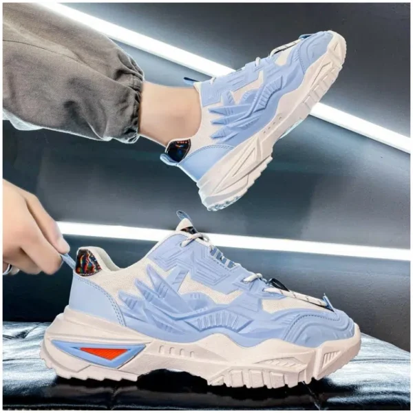 Men’s Breathable Running Shoes Versatile Student Trendy Shoes - Image 2